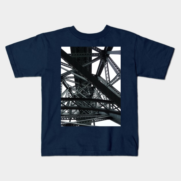 Porto Bridges Kids T-Shirt by Novaart